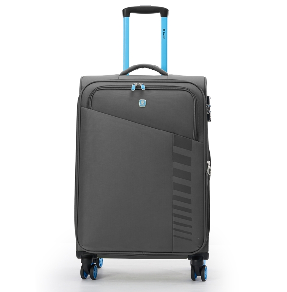 Bαλίτσα Μεσαία υφασμάτινη DIELLE 30/60 67x43x27/30 cm Ανθρακί